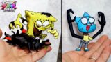 [FNF] Making Corrupted Sponge bob & Gumball Sculptures Timelapse  [Pibby x FNF]-Friday Night Funkin'