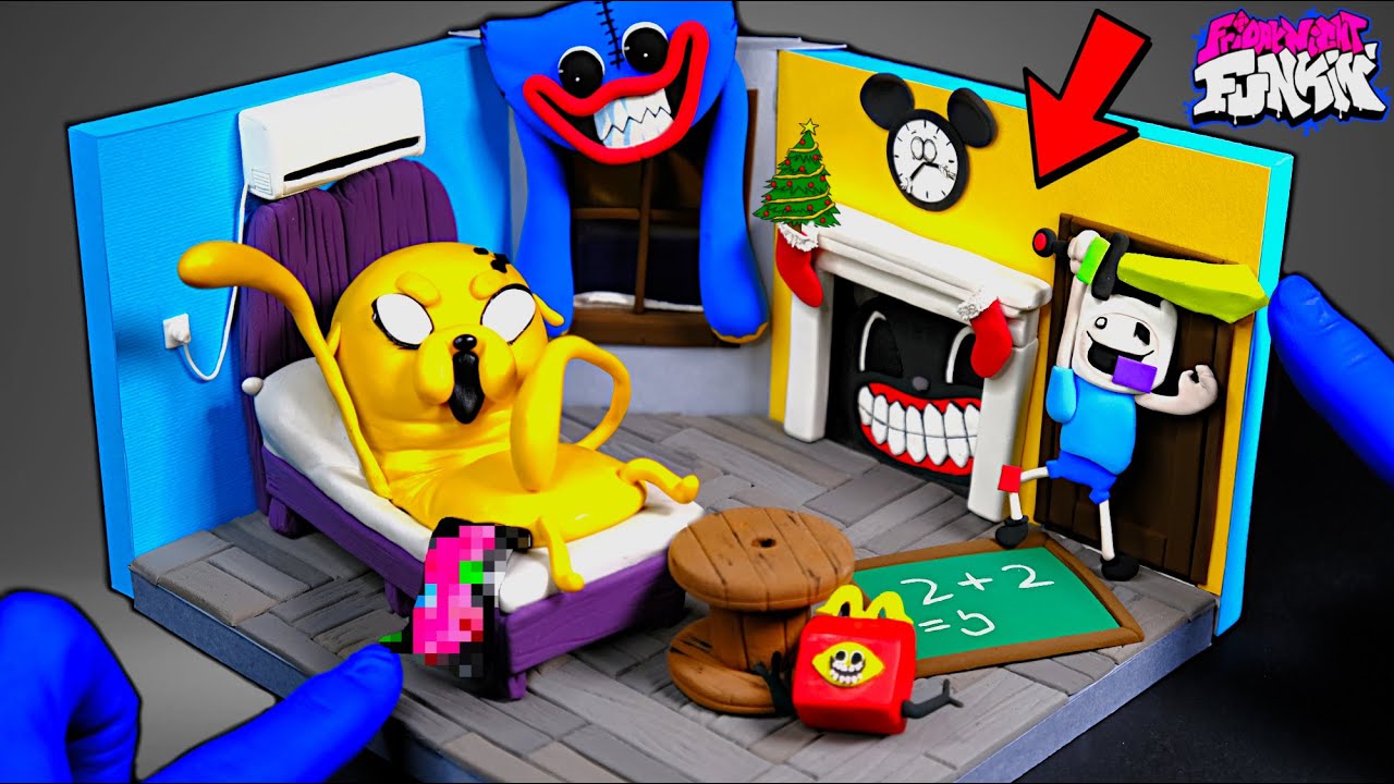 [FNF] Making Finn & Jake's Room [Pibby X FNF] | Friday Night Funkin ...