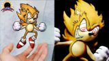 [FNF] Making Fleetway Sonic Sculpture Timelapse [VS SONIC.EXE 2.0] – Friday Night Funkin' Mod