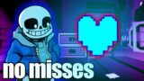 FNF Undertale Sans but if I miss a note, the video ends.. (Friday Night Funkin')