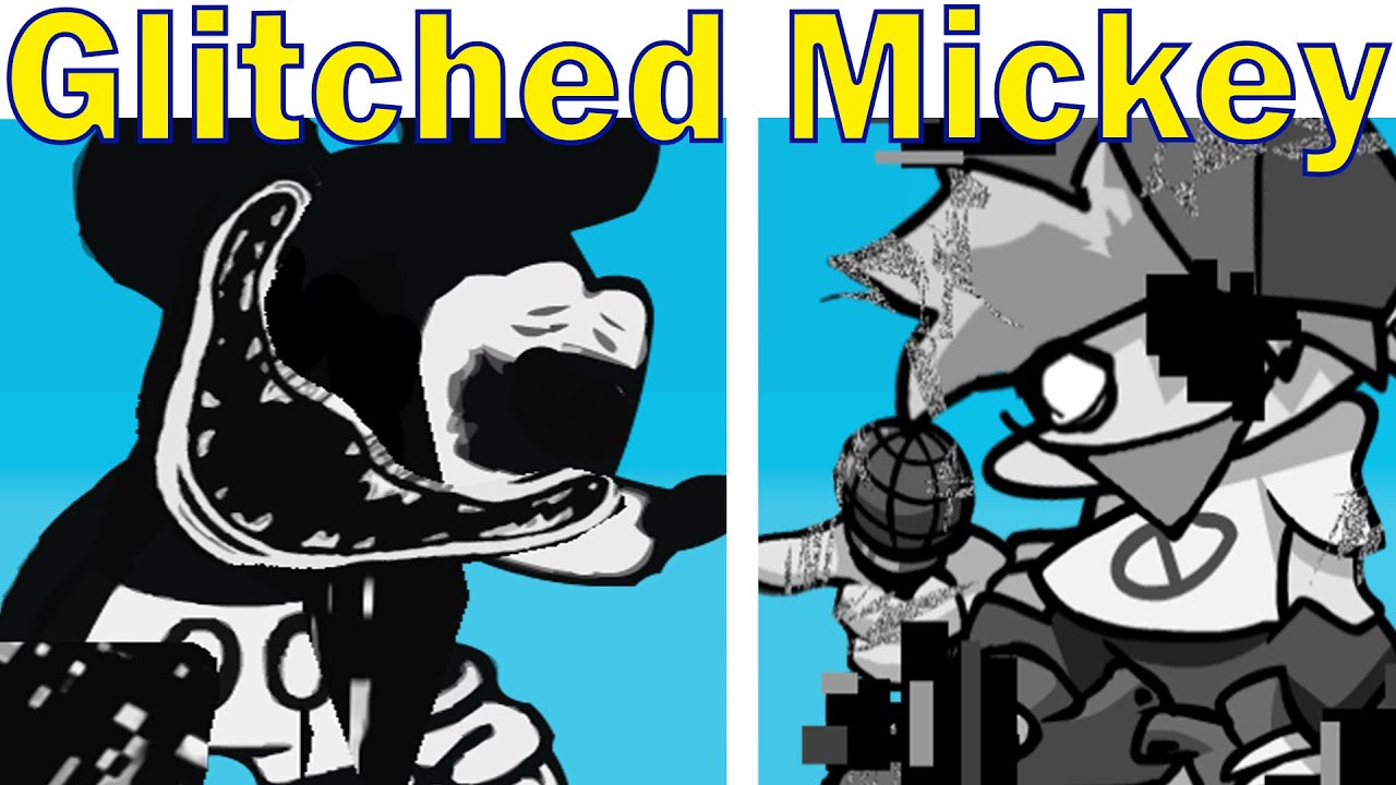 FNF Vs Glitched Suicide Mickey Mouse Pibby Corruption Fanmade - New ...