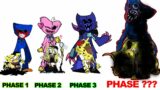 FNF comparison Battle Pibby Huggy & Kisssy & VS Pibby SpongeBob -ALL Phases of FNF Animation