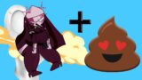 FNF fat Sarvente + POOP = ? | Friday Night Funkin Animation meme