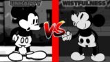 FNF' Vs Mickey Mouse: Wednesday's Infidelity – Unhappy VS Wistfulness (mickey whistling comparison)