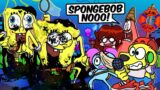 Friday Night Funkin but SPONGEBOB GOES INSANE & More LEARNING WITH PIBBY… FNF Mods 113
