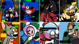 Friday Night Funkin vs Corrupted Pibby (Sonic, Agoti, Tom, Shaggy, Huggy Wuggy, Spongebob, Benson)