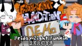 Friday Night Funkin' Reacts To Friday Night Foundation Full Week | FNF | Gacha