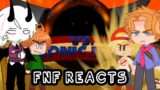 Friday Night Funkin' Reacts To V.S Sonic.EXE V2 Full Week | Gacha | FNF | Part 2