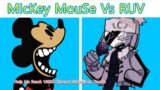 Friday Night Funkin' Sings Happy ( FNF Happy but RUV Sing It ) Mickey Vs Ruv