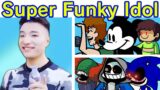 Friday Night Funkin' Super Funky Idol But Everyone Sings It (FNF Mod) (Shaggy, Mouse, Sans, & Etc)