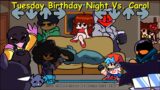 Friday Night Funkin': Tuesday Birthday Night Vs. Carol (Fanmade) – FNF Mod
