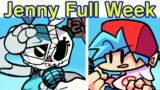 Friday Night Funkin' VS Jenny Full Week (FNF Mod) (My Life As A Teenage Robot) (XJ-9 Early Build)