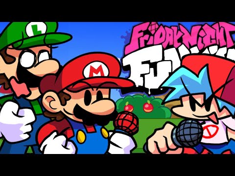 Friday Night Funkin' - V.S. Mario & Luigi REBOOTED - FNF MODS [HARD ...