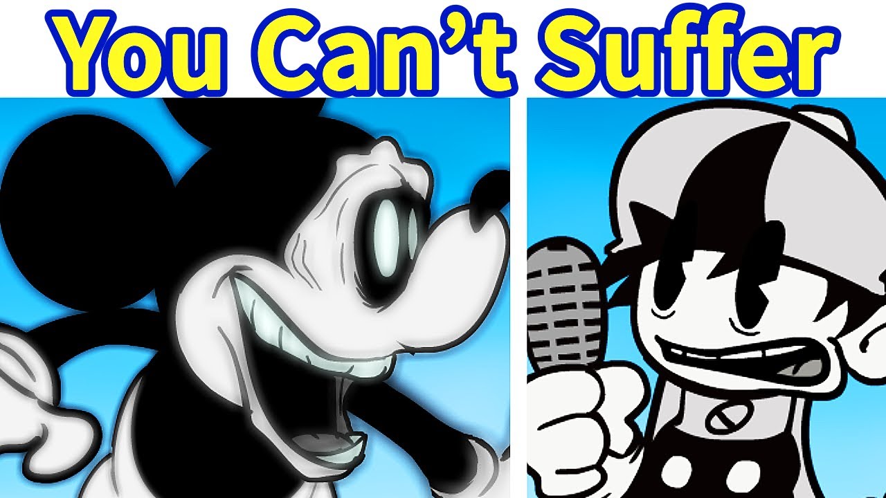 Friday Night Funkin': VS Mickey Mouse.avi: You Can't Suffer [FNF Mod ...