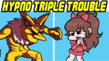 Friday Night Funkin' VS Triple Trouble, but sing by Hypno (The Soft Trio) (FNF Mod)