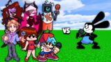 Friday Night Funkin' vs. Oswald (Rabbit’s Lucky) | Minecraft