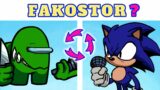 GREEN IMPOSTOR + FAKER SONIC = FOKOSTOR ??? (FNF Speed Merge by Mr Swap)