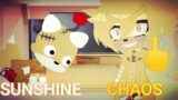 Gacha Club: Fnf react to VS SONIC.EXE 2.0 part 3||Sunshine and Chaos