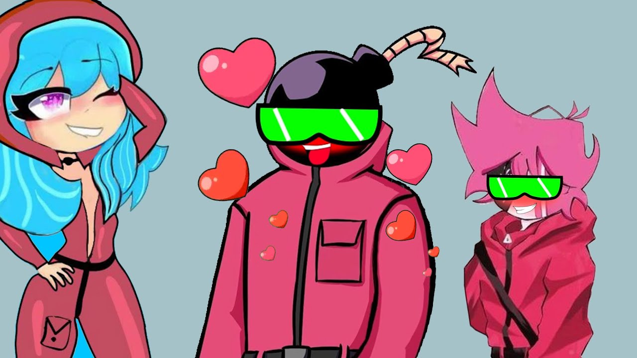 Green Glasses Meme Whitty x Ruv Sky Meme Friday Night Funkin FNF