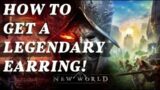 How To Get a Legendary Earring In New World!