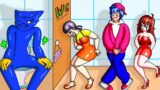 Huggy Wuggy, Squid Game Doll WC Problem – Friday Night Funkin' Animation | Gacha Animations
