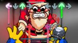 Huggy Wuggy VS Santa Claus in Vent First-Person // FNF Mod Poppy Playtime // Santa Sings Playtime