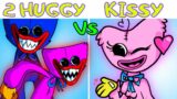 KISSY MISSY VS 2 HUGGY WUGGY in Friday Night Funkin || FNF Playtime but Kissy and Two Huggy sing it