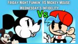 Mickey Mouse REACTS to Friday Night Funkin' VS Mickey Mouse.AVI Wednesday's Infidelity Horror