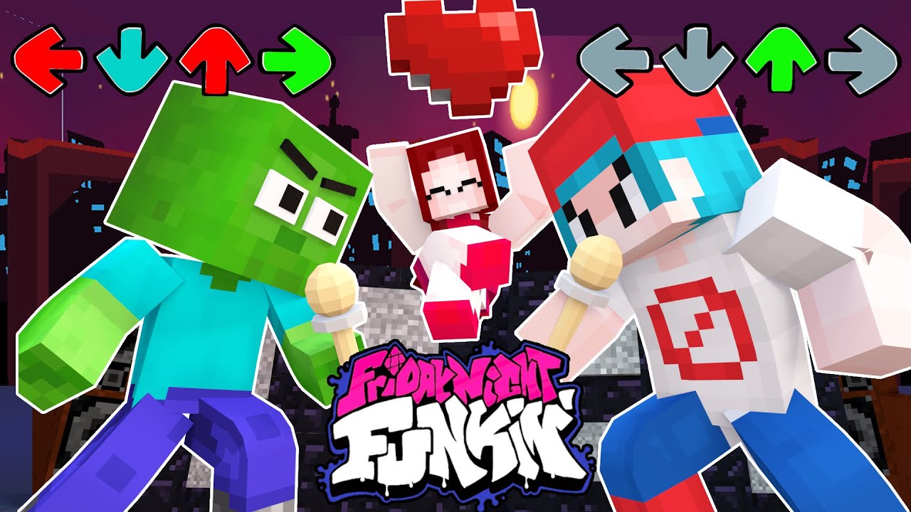 Monster School: Minecraft vs Friday Night Funkin Love Curse - FNF ...