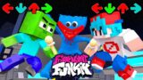 Monster School: Minecraft vs Friday Night Funkin Space – FNF Challenge | Minecraft Animation