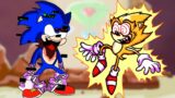 NEW PIBBY Corrupted Sonic VS Fleetway Super Sonic (FNF Mod) Come and Learning with Pibby!