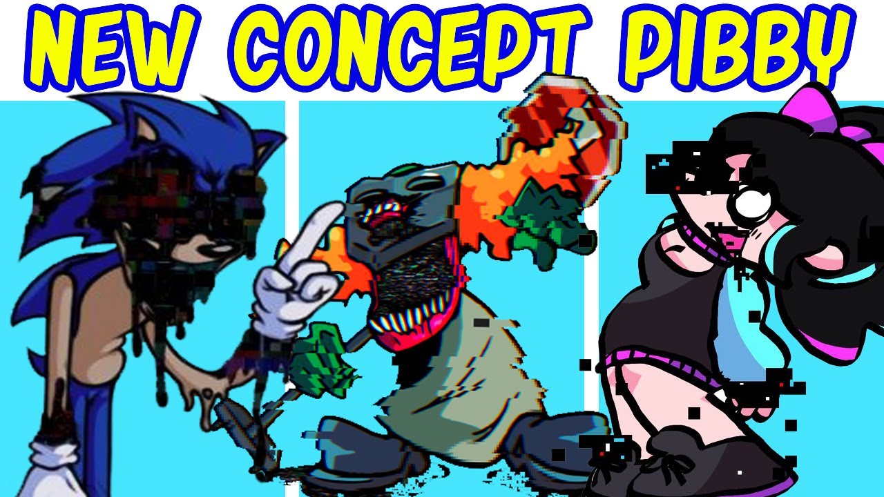 New Pibby Leaks Concepts Fnf Vs Corrupted Sonic Come And Learn With Pibby New World Videos