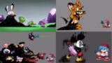NEW Pibby X FNF Concepts (Disney, Mickey, Bunny, Jerry, Courage, Glitch, Rick) (Friday Night Funkin)