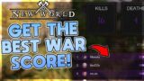 NEW WORLD | GET TOP 5 IN WAR ALL THE TIME! MAGE WAR GUIDE!