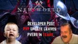 New World PVP Update | Tears Flow Over PVP Post By Developers