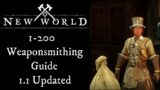 New World Post 1.1 0-200 Weaponsmith Leveling Guide ( Most cost effective way I have found)