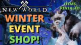 New World Winter Event Shop! Luck Cosmetic Furniture Items!