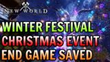 New World Winter Festival Christmas Event Announced & End Game Is SAVED?!