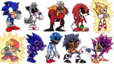 Niveles de Poder de Personajes de SONIC.EXE (Friday Night Funkin Mod)