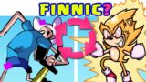 Pibby Finn + Fleetway Super Sonic = Finnic?? (FNF Swapping Drawing Speedpaint)