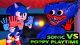 Poppy Playtime VS SONIC! Ft. Huggy Wuggy Minecraft Animation Spiderman Monster Movie Story Challenge