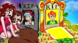 RICH VS POOR R.I.P – Boyfriend, Please Combe Back!! – Friday Night Funkin' Animation | CrewBew