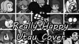 Really Happy Every Turn a Different Character Sings it (FNF Really Happy  Everyone) – [UTAU Cover]