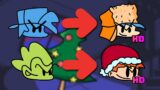 Redrawing Friday Night Funkin Mods Icons Christmas Pack 1