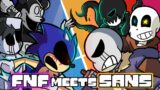 SANS AUs Meet SONIC.EXE, MICKEY.AVI, LOST SILVER, & More! (FNF ANIMATION COMPILATION)