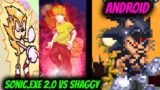 SHAGGY VS SONIC.EXE 2.0 e SONIC.EXE PIXEL-FRIDAY NIGHT FUNKIN MODS ANDROID