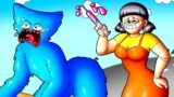 Squid Game Doll With Poor Huggy Wuggy – Friday Night Funkin' Animation | Gacha Animations