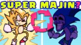 Super Sonic + Sonic Majin = Super Majin FNF Swapping Drawing Speedpaint