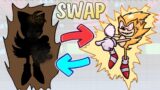 Tails exe and Fleetway SUPER Sonic [FNF Meme Swaping Drawing Speedpaint test]