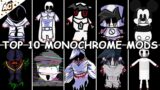Top 10 Monochrome Mods in Friday Night Funkin'
